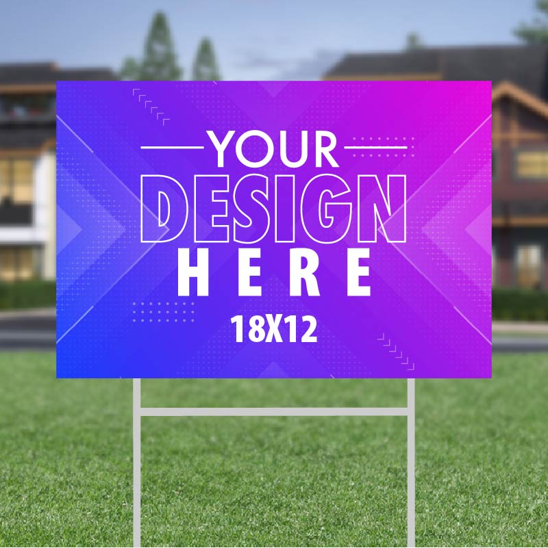 18"x12" Lawn Sign AG Graphics Online Store
