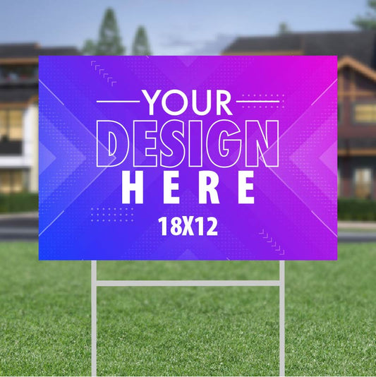 18"x12" Lawn Sign AG Graphics Online Store