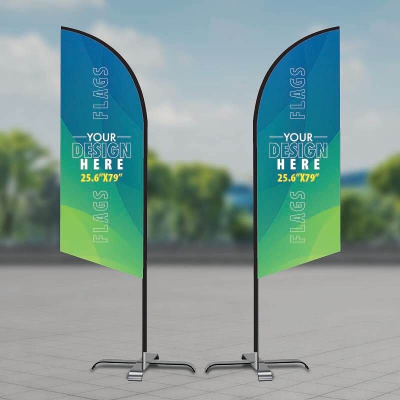 Feather Flag 6.6' AskGuy Design to print