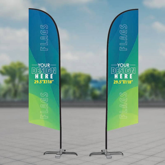 Feather Flag 10' AskGuy Design to print