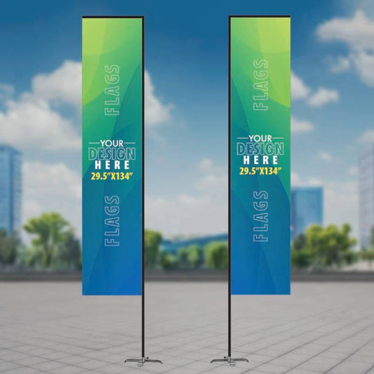 Rectangular Flag 2.5' 11' AskGuy Design to print