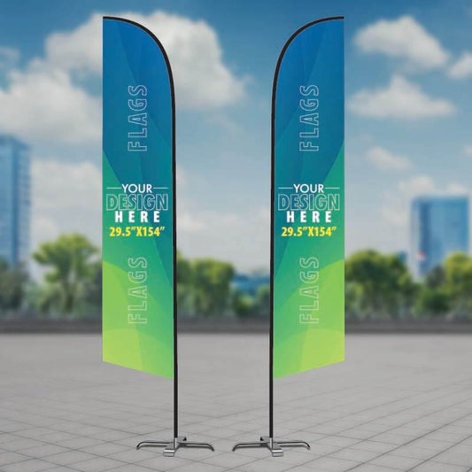 Feather Flag 13' AskGuy Design to print