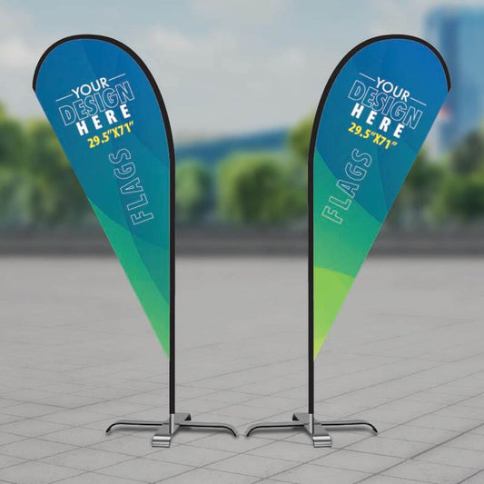 Teardrop Flag 6' AskGuy Design to print