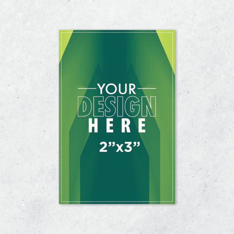 2"x3" Rectangle Vinyl Stickers (Starting x50 units) AG Graphics Online Store