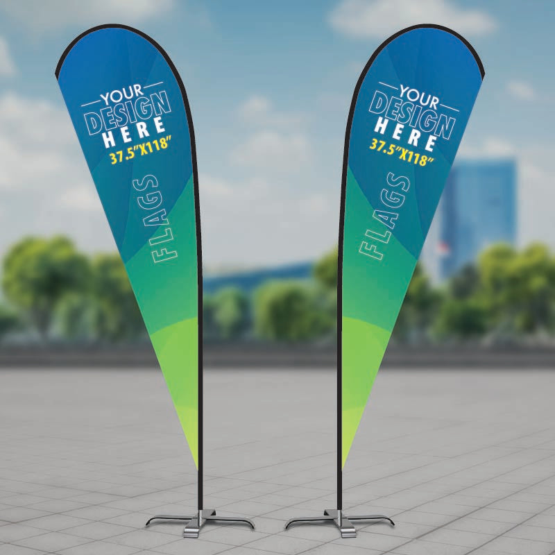 Teardrop Flag 10' AskGuy Design to print