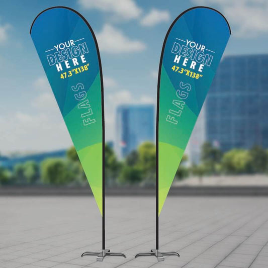 Teardrop Flag 11.5' AskGuy Design to print