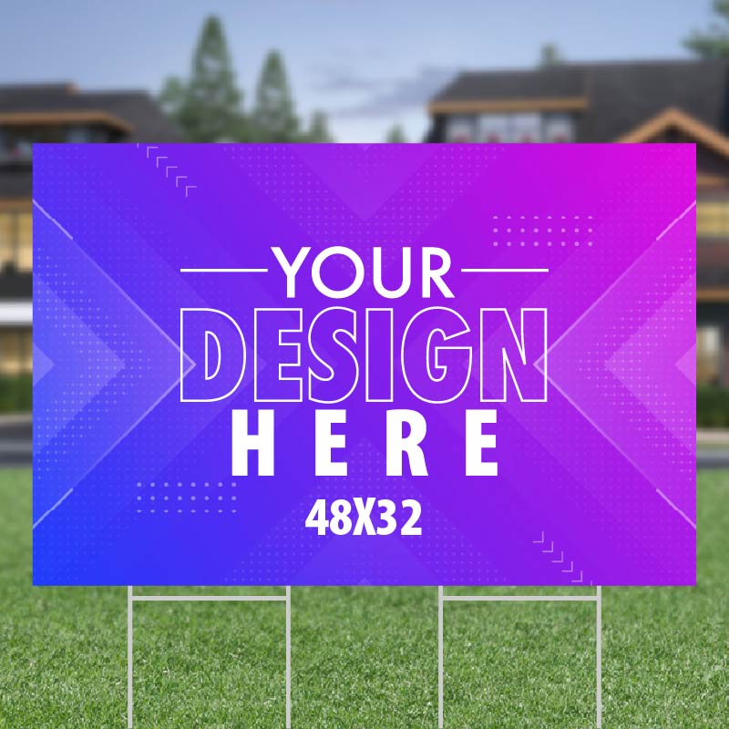 48"x32" Lawn Sign AG Graphics Online Store