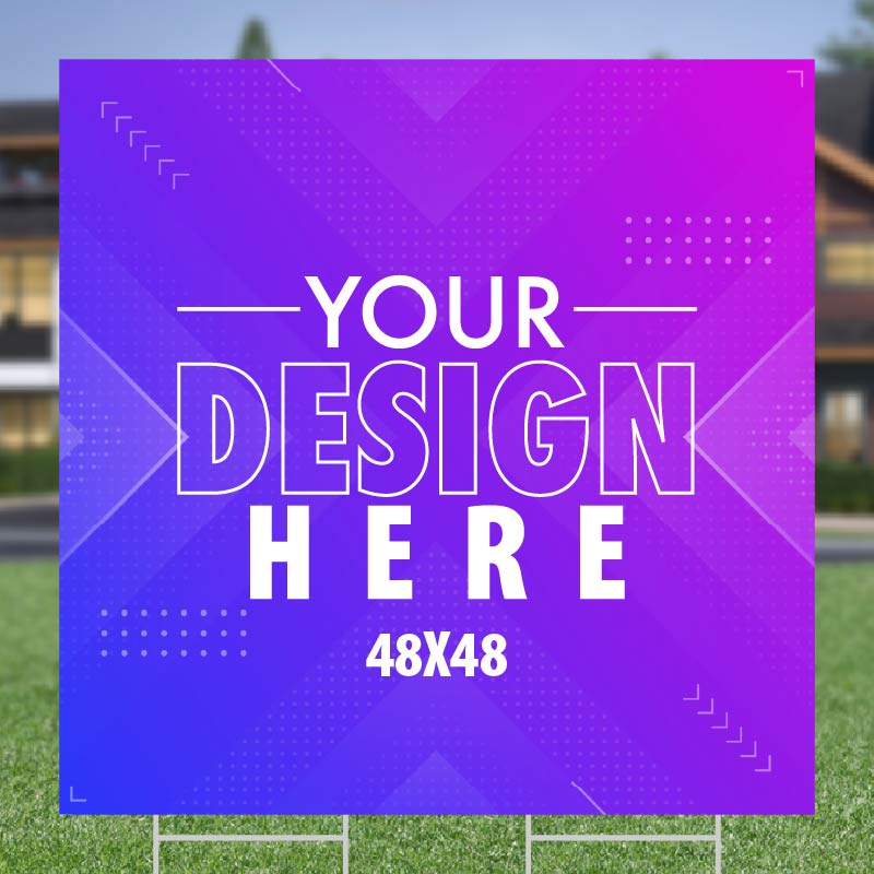 48"x48" Lawn Sign AG Graphics Online Store