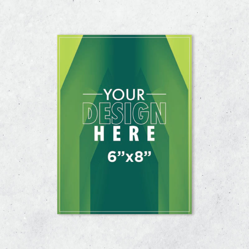 6"x8" Rectangle Vinyl Stickers (Starting x50 units) AG Graphics Online Store