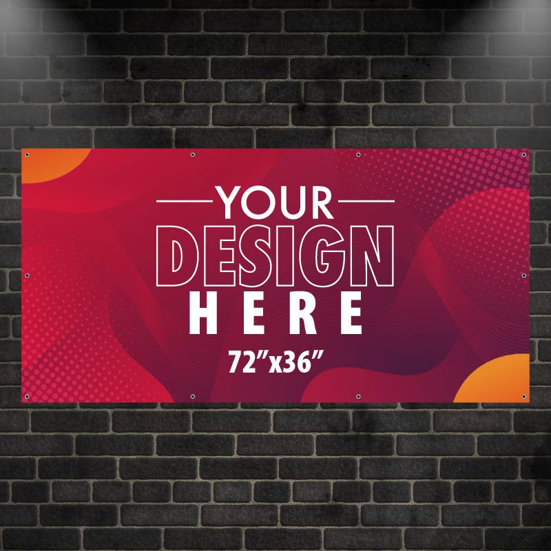 72"x36" 13oz Banner with Grommets AG Graphics Online Store