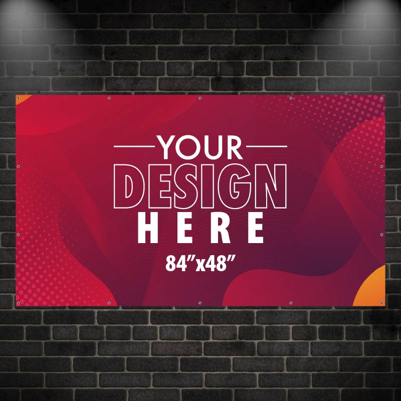 84"x48" 13oz Banner with Grommets AG Graphics Online Store