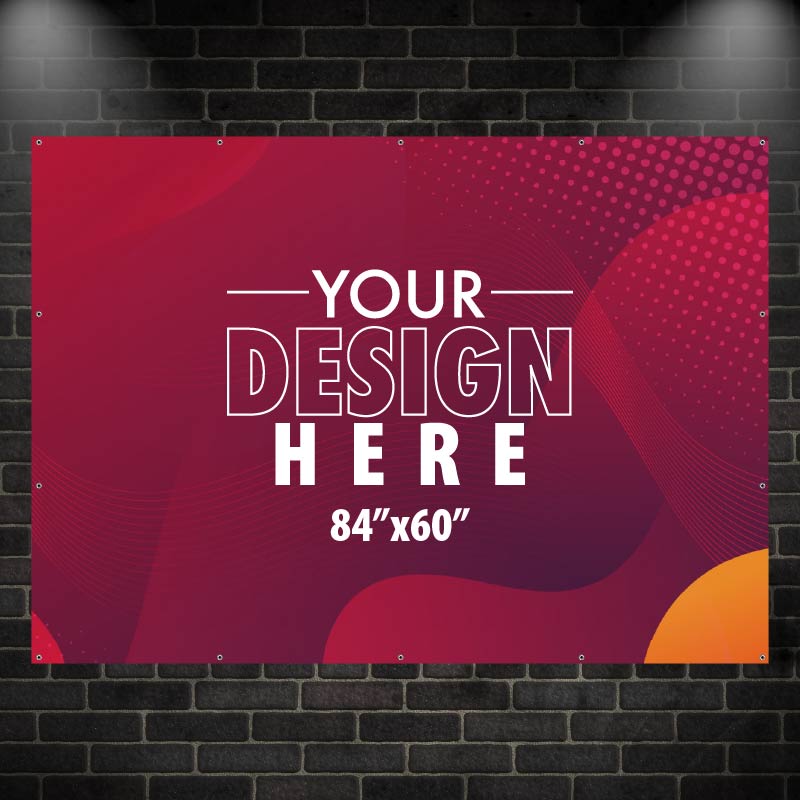 84"x72" 13oz Banner with Grommets AG Graphics Online Store