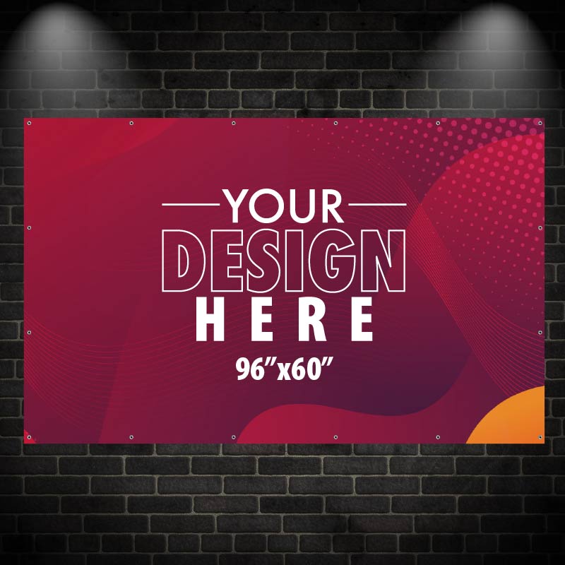 96"x60" 13oz Banner with Grommets AG Graphics Online Store