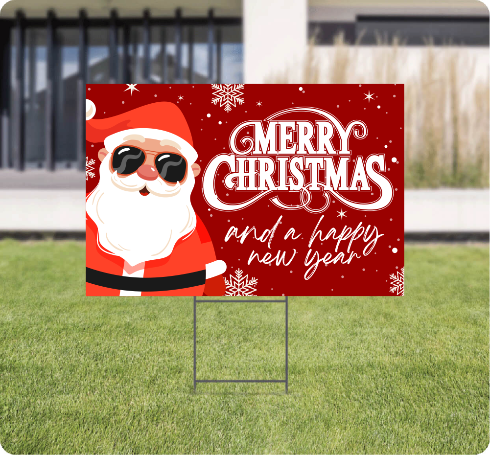 Christmas Lawn Signs AskGuy Design to print