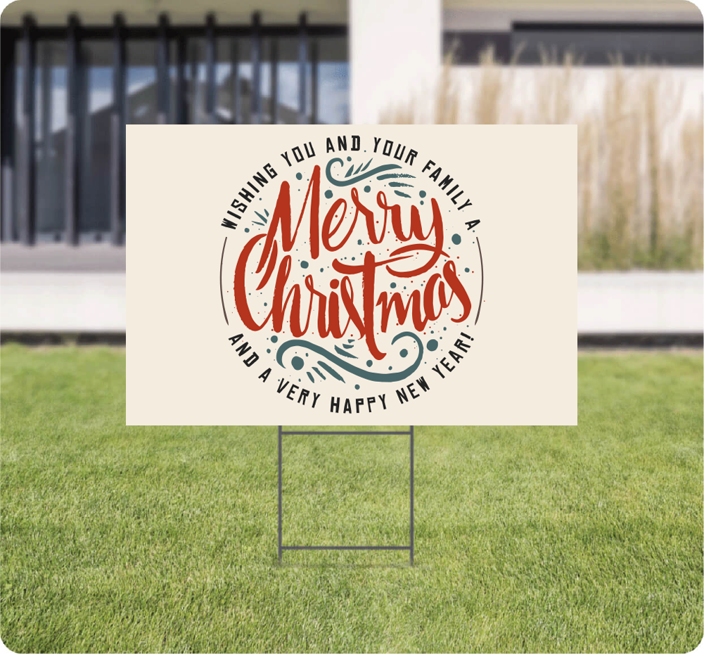 Christmas Lawn Signs AskGuy Design to print
