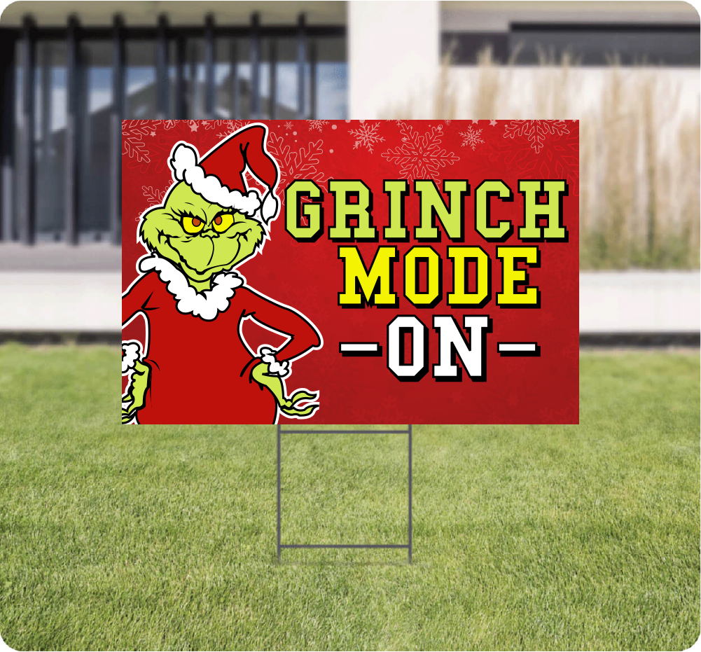 Grinchmas Lawn Signs AG Graphics Online Store