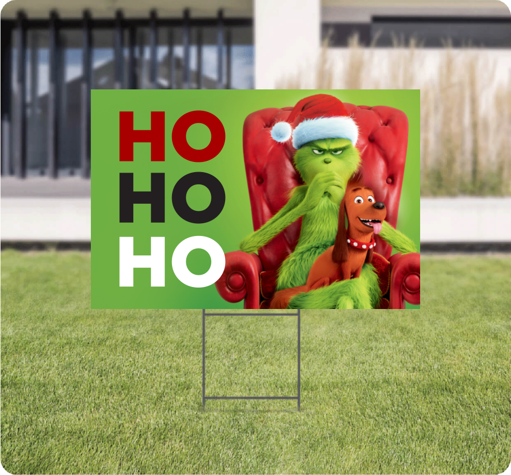 Grinchmas Lawn Signs AG Graphics Online Store