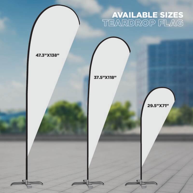 Teardrop Flag 11.5' AskGuy Design to print