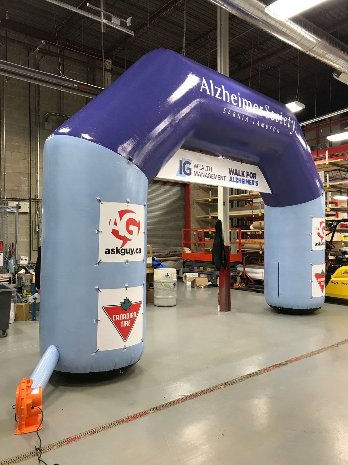 Inflatable Arch for events AskGuy Design to print