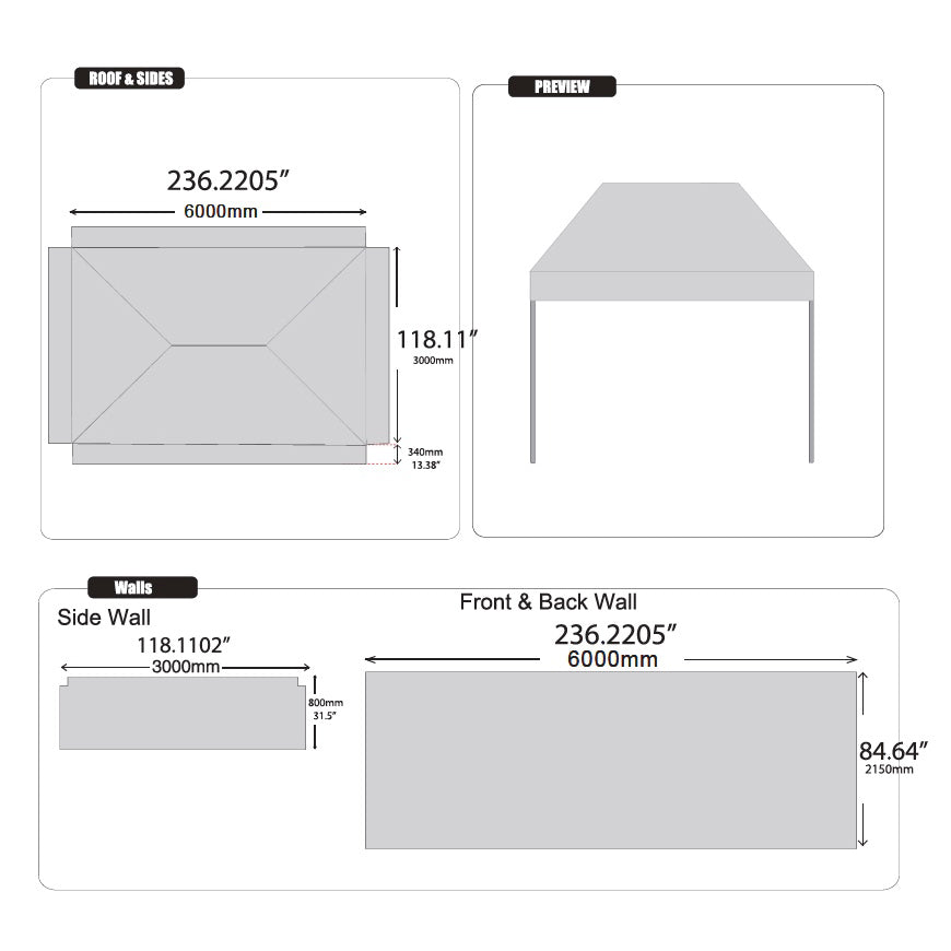 Custom printed tents 10X20 ft AG Graphics Online Store