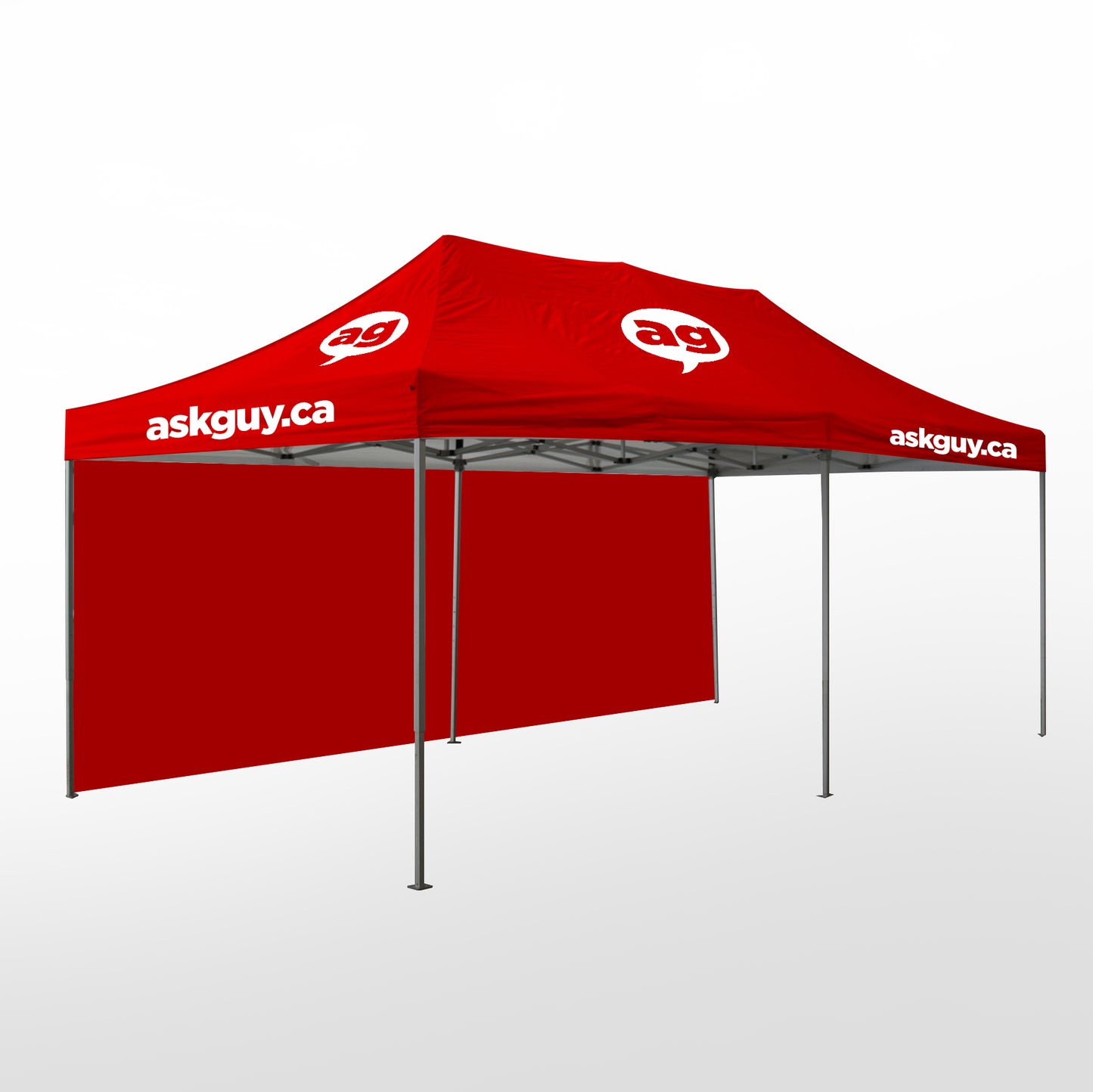 Custom printed tents 10X20 ft AG Graphics Online Store