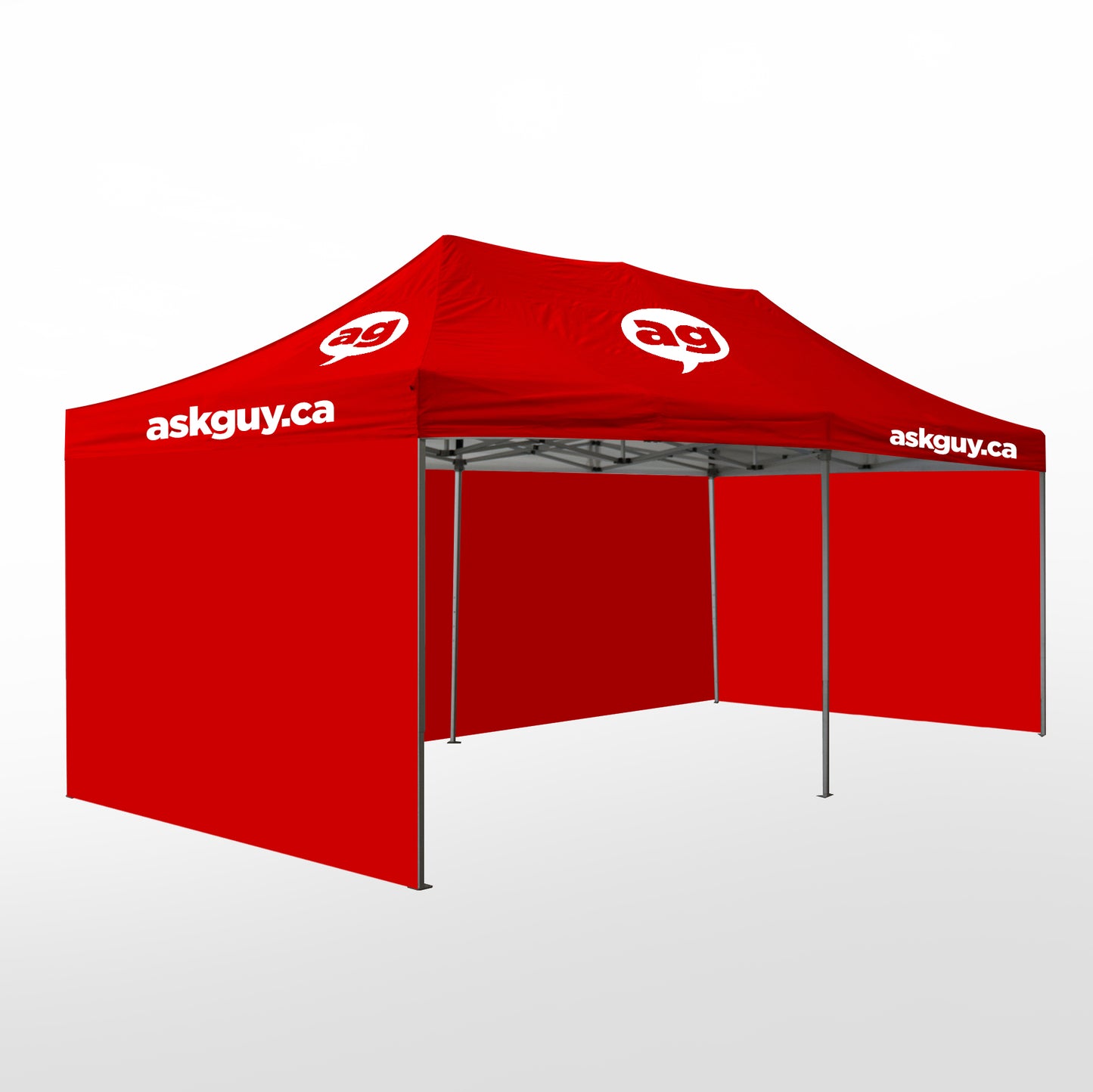 Custom printed tents 10X20 ft AG Graphics Online Store