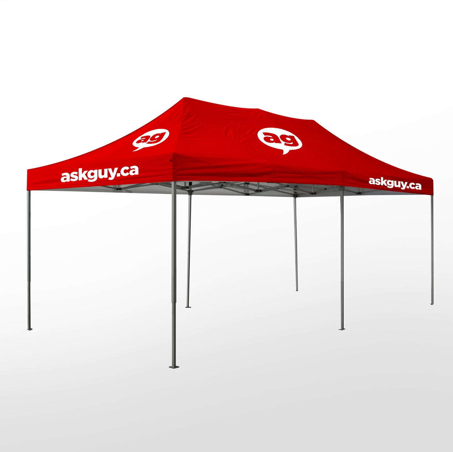 Custom printed tents 10X20 ft AG Graphics Online Store