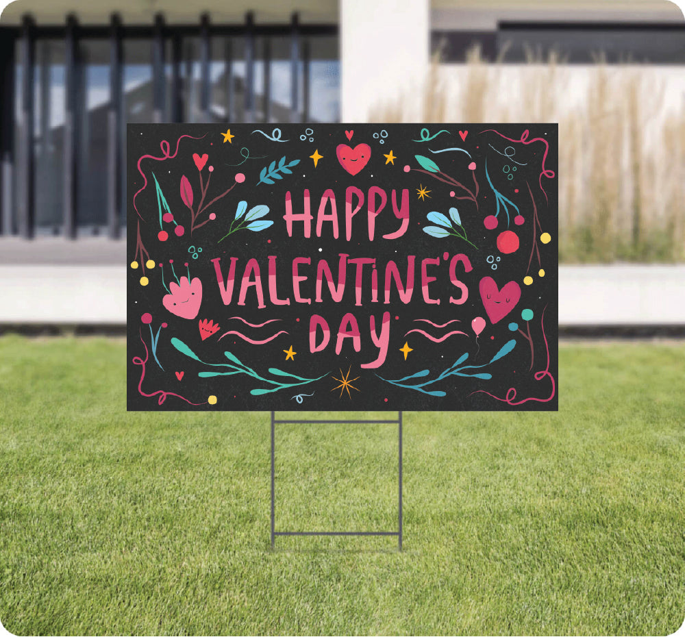 Valentine's Day Lawn Signs AskGuy Design to print