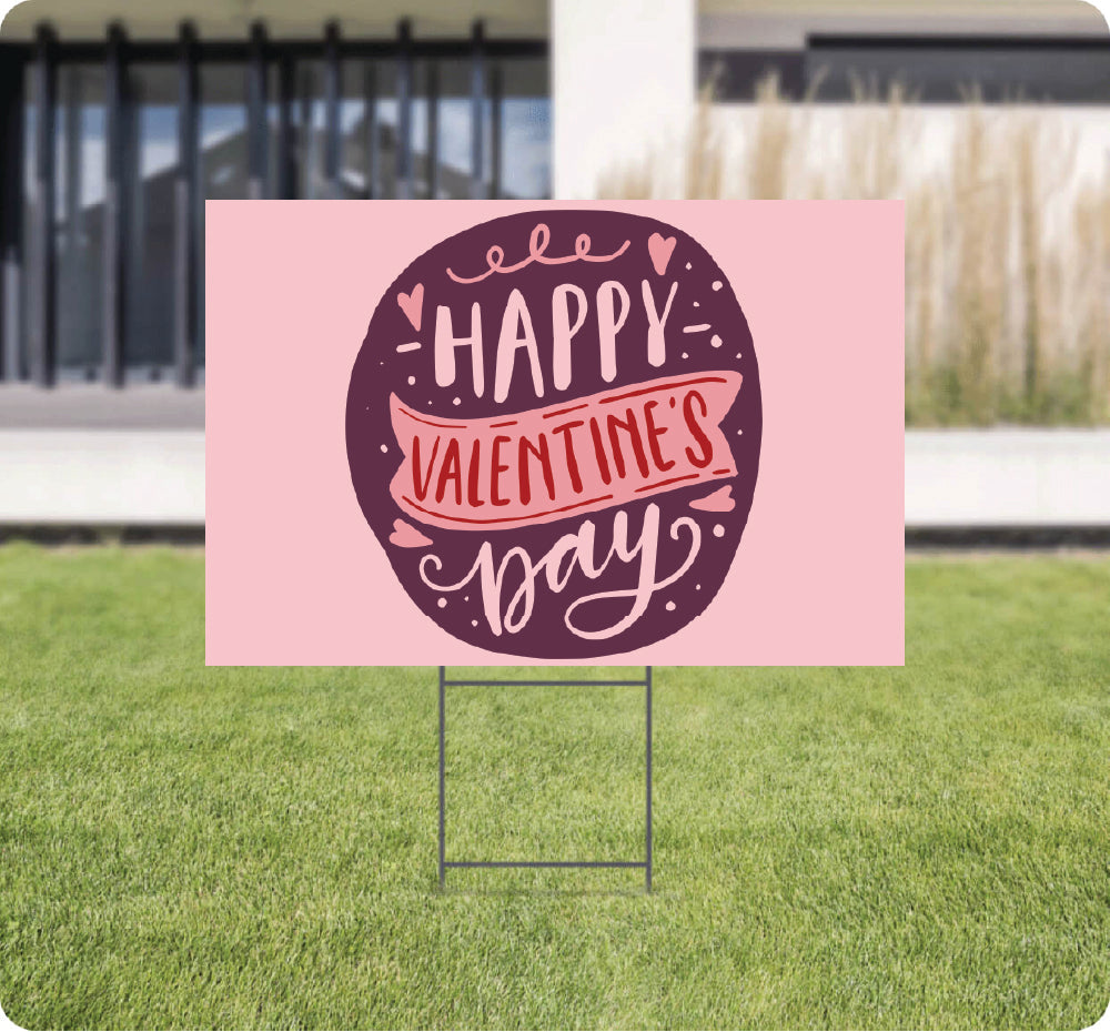Valentine's Day Lawn Signs AskGuy Design to print
