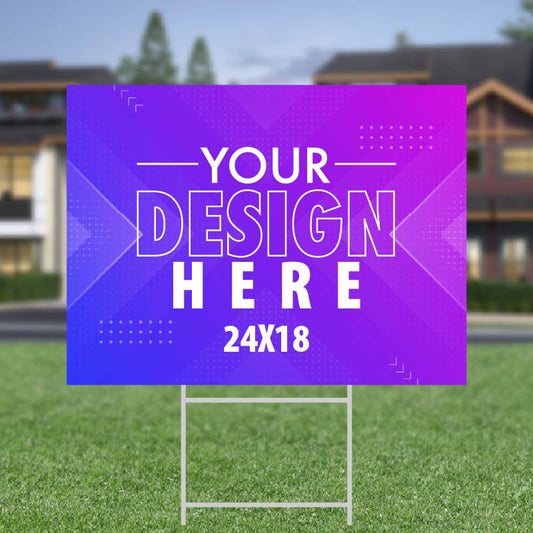 24"x18" Lawn Sign AG Graphics Online Store