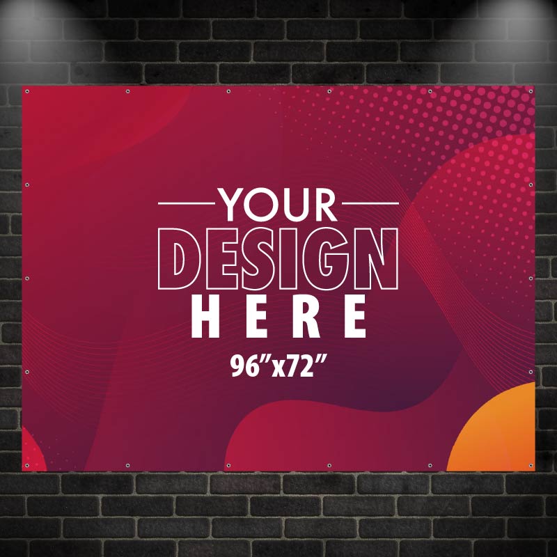 96"x72" 13oz Banner with Grommets AG Graphics Online Store
