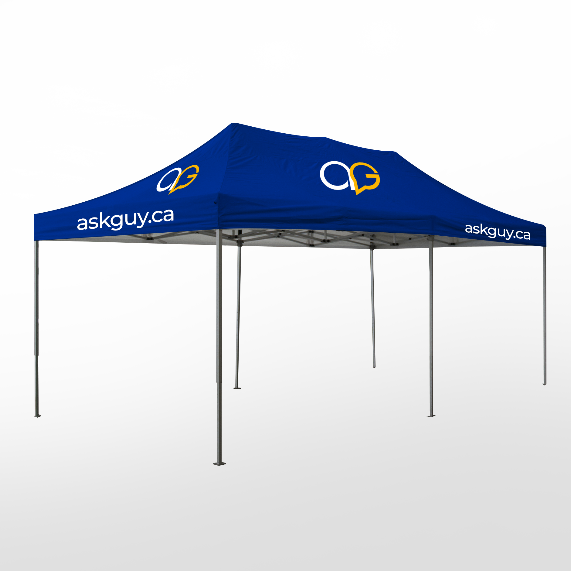 Custom printed tents 10X20 ft AG Graphics Online Store