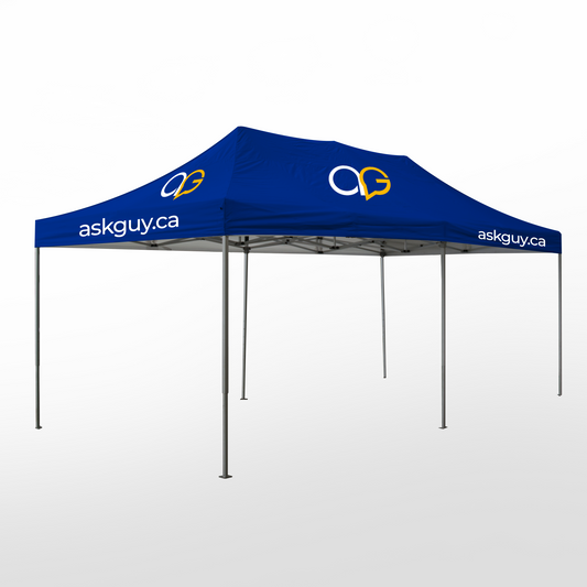 Custom printed tents 10X20 ft AG Graphics Online Store