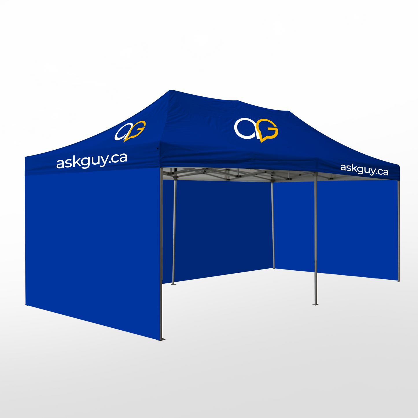Custom printed tents 10X20 ft AG Graphics Online Store