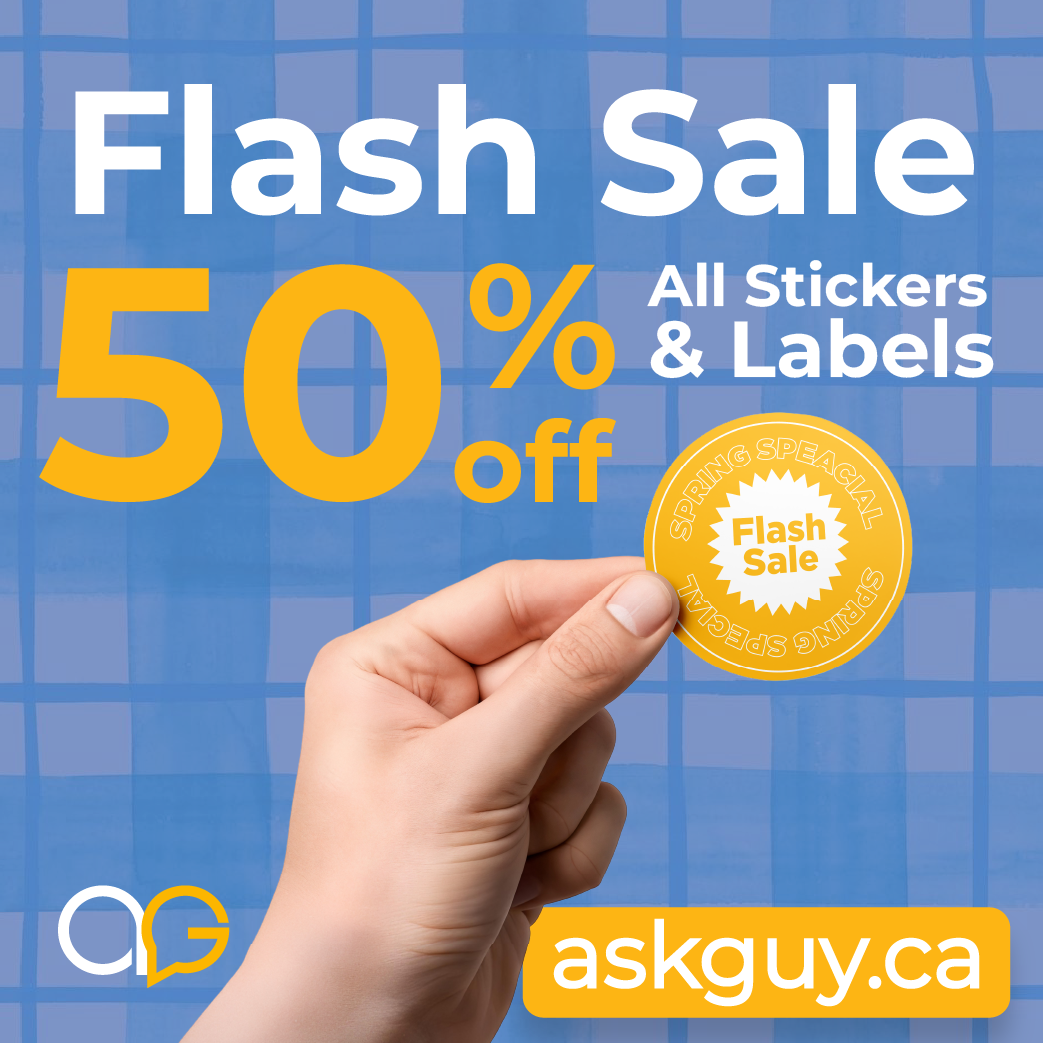 8"x4" Rectangle Adhesive Labels (Starting x10 units) AG Graphics Online Store