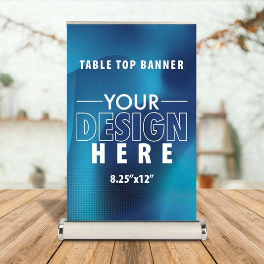 Table Top Banner Stand AG Graphics Online Store