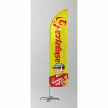 Load image into Gallery viewer, Custom printed flags 8&#39; 10&#39; AskGuy Design to print
