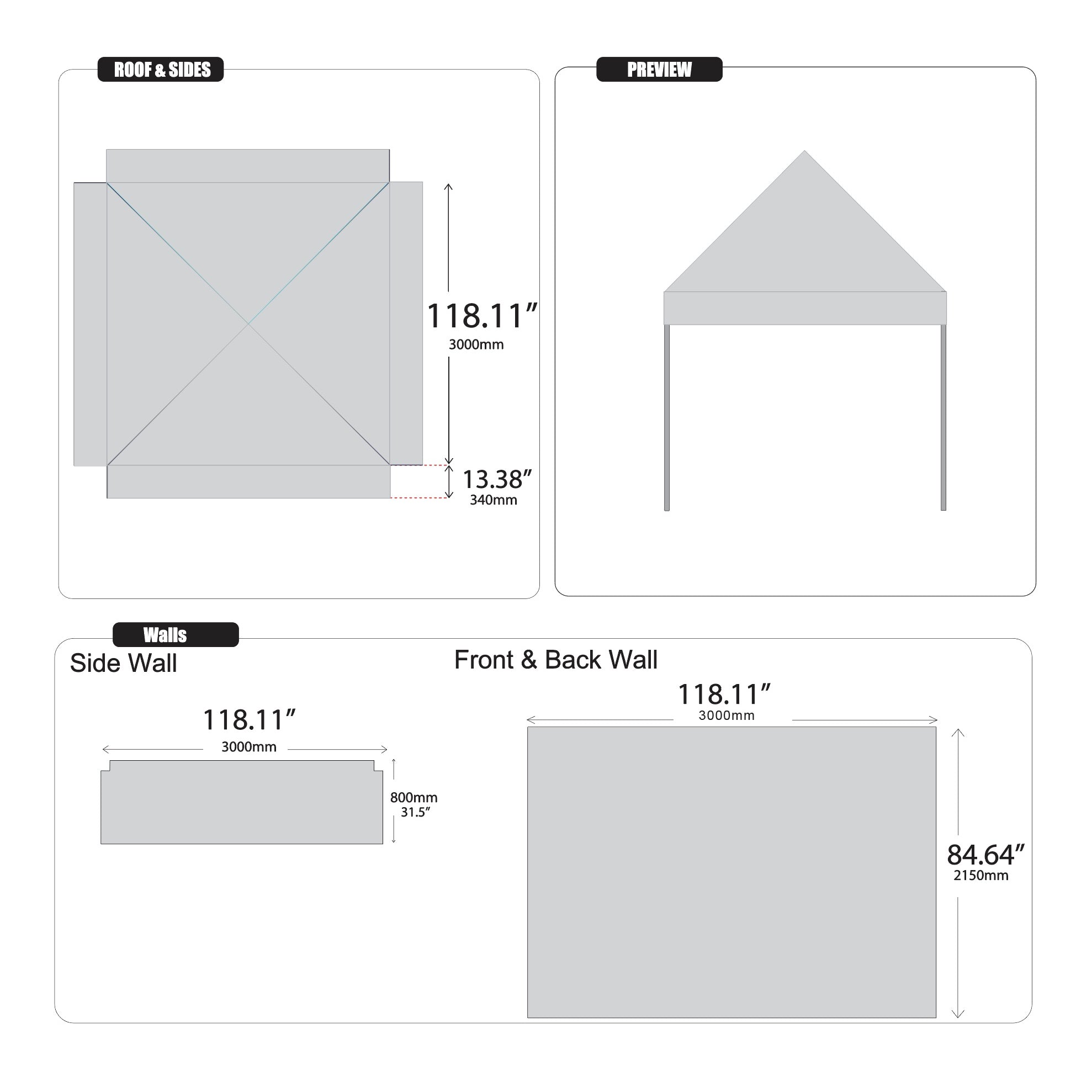 Custom Tents 10X10