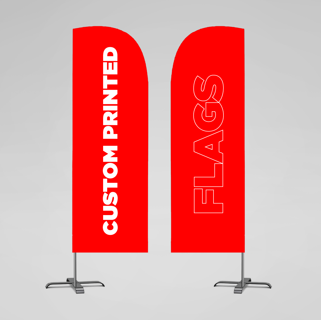 Custom printed flags 8' 10' AskGuy Design to print