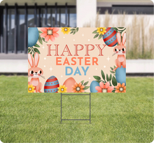 Load image into Gallery viewer, Easter lawnsigns 24x16 AskGuy Design to print
