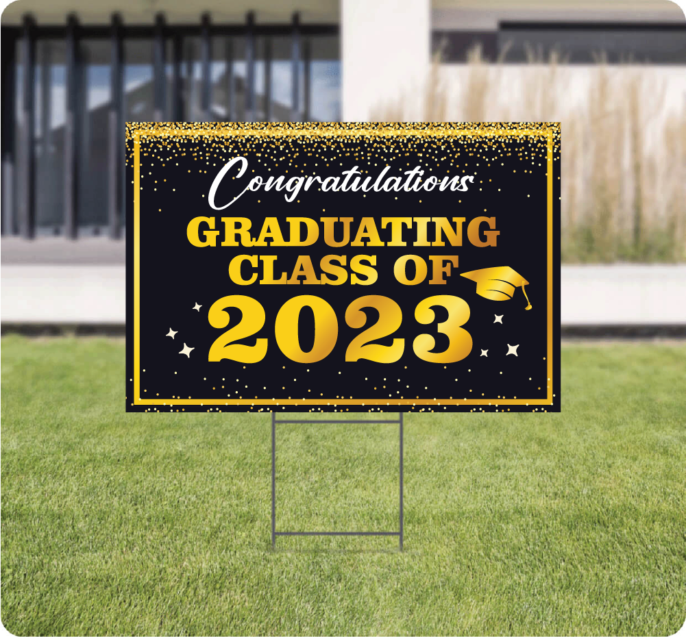 Graduation Lawn Signs AskGuy Design to print