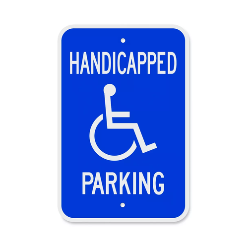 ACCESIBLE PARKING SIGNS 12